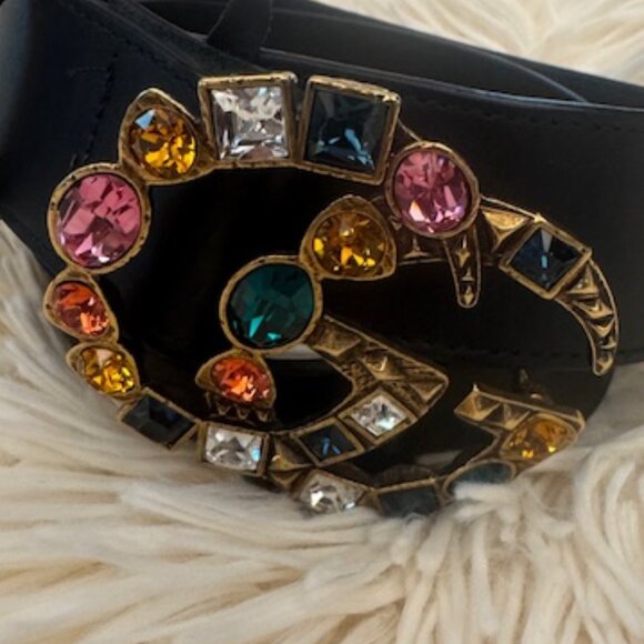 Gucci blk belt - Picture 2 of 5